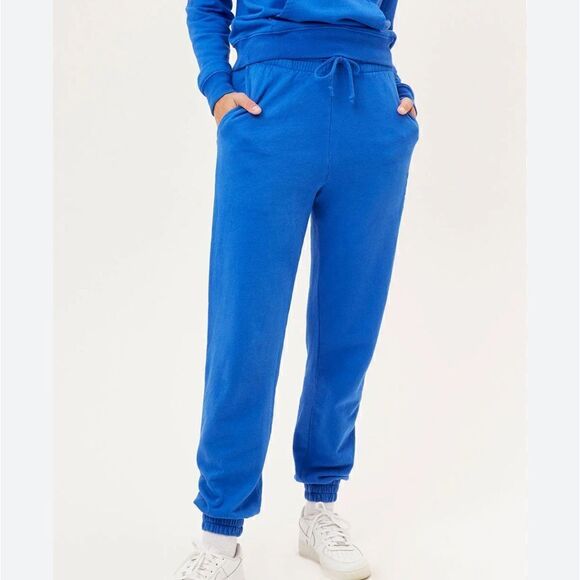 Frankie’s Bikinis Frank Oversized Sweatpants Pacific Blue Size Medium - Picture 4 of 12